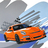 Rod Neer Porscheracing painting